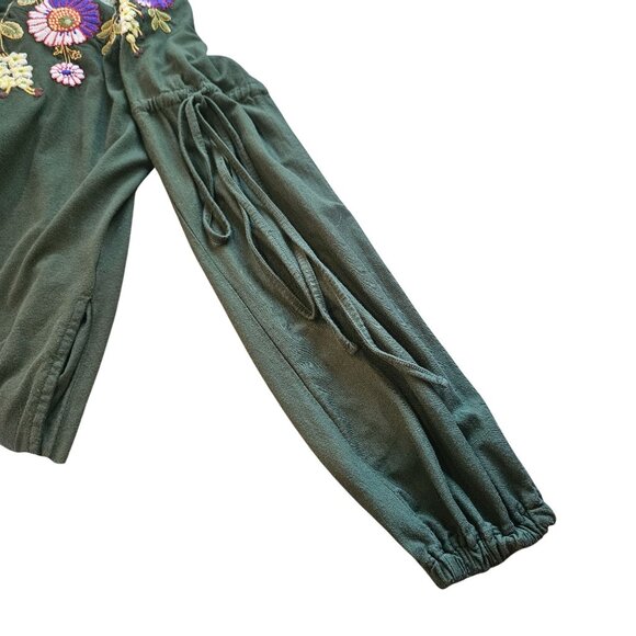 Johnny Was Women Embroidered Tunic Top S Folkcore Fall Whimsygoth Artisan Casual - Picture 9 of 14